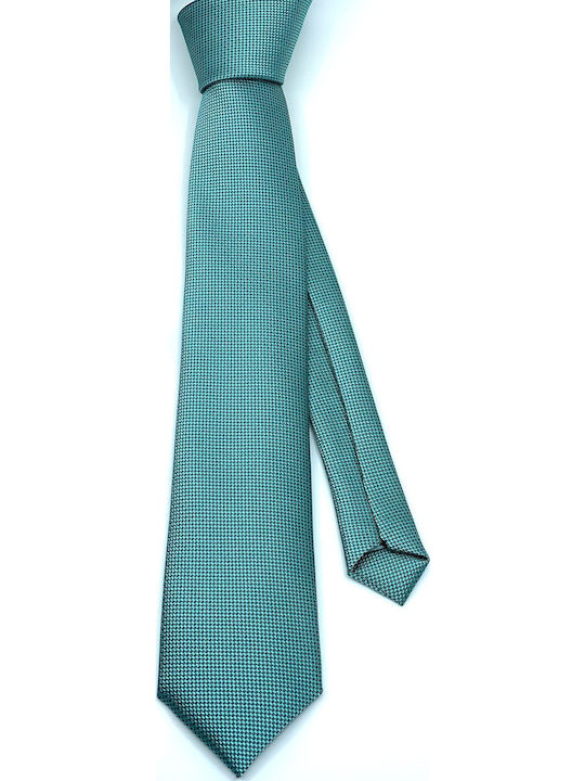 Legend Accessories Set de Cravată pentru Bărbați Monocromie în Culorea Turcoaz
