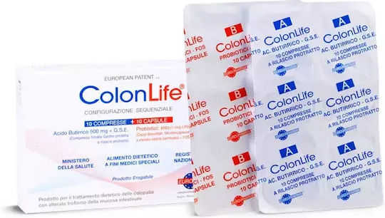 Bionat Colon Life с Пробиотици и Пребиотици 10 табове 10 капси
