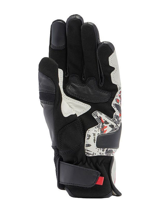 Dainese Mig 3 Summer Men's Gloves Black/Red Spray/White