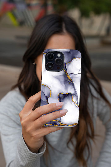 Sonique Marble Series Case for Samsung Galaxy A50 Galaxy A50s Galaxy A30s Purple Gray