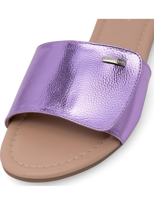 Flache Sandalen für Damen in Rosa Farbe