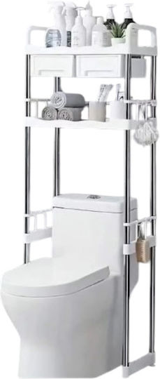 Rafturi de baie Raft Baie Metal 50.5x25x145cm Rafturi de baie Raft Baie Metal 50.5x25x145cm