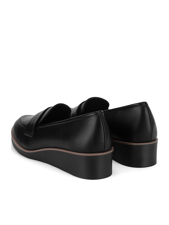 Mocasini dama în culoarea Negru