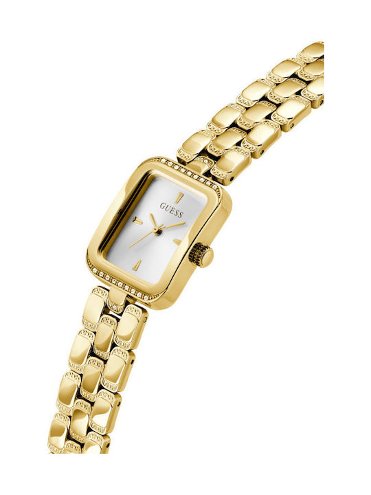Guess Women's Watch Chronograph with Gold Metal Bracelet