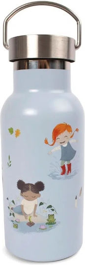 Filibabba Kids Water Bottle Thermos Stainless Steel with Straw 350ml