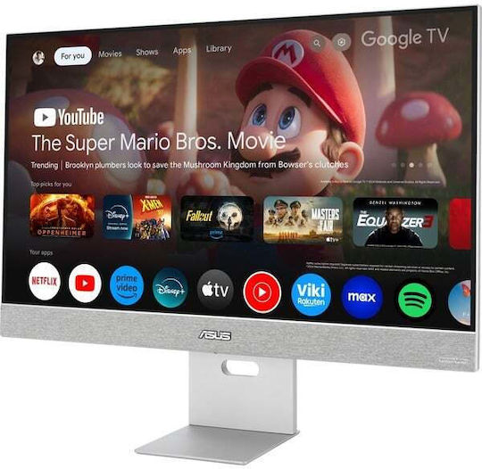 Asus MS27UC IPS HDR Smart Monitor 27 Inch 4K 3840x2160 with Response Time 5ms GTG Silver
