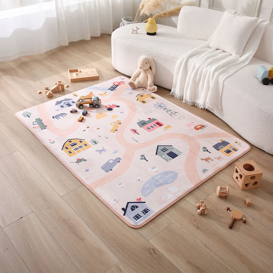 Hakuna Matte Детско килимче Розов 160x120см Дебелина 15мм