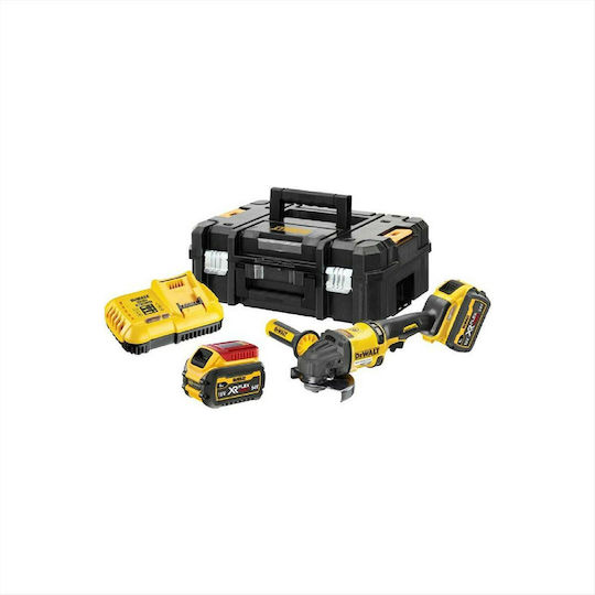 DEWALT DCG418T2 Angle Grinder 125mm Battery 2x6Ah