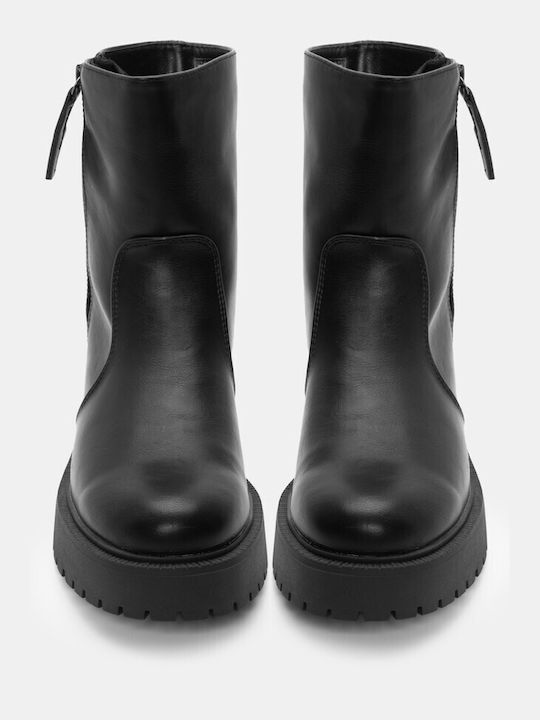 Boots with Zipper 4449801-black