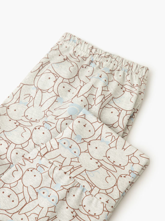 Minerva Детска пижама Зимна Поларена Beige Minerva Pyjama