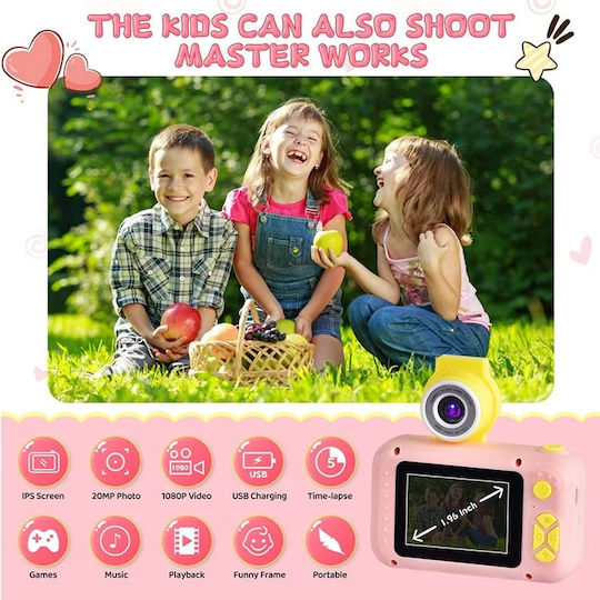 Kinderkamera 20MP Blau