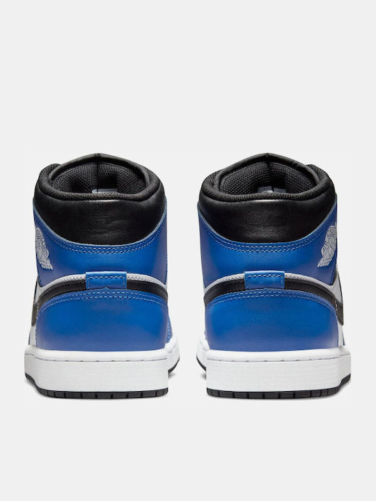 Air  1 Mid Herren Stiefel Blau