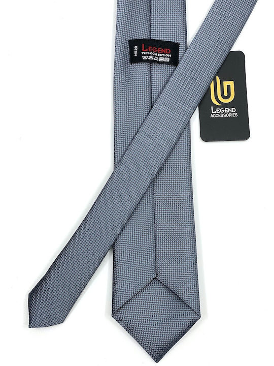 Legend Accessories Men's Tie Set Synthetic Monochrome in Gray Color