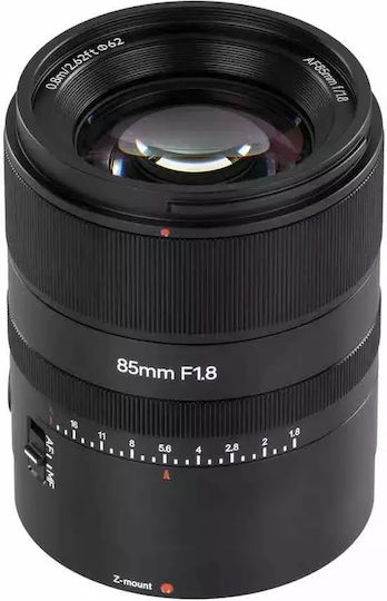 7artisans Full Frame Camera Lens AF 85mm f1.8 for Nikon Z Mount Black