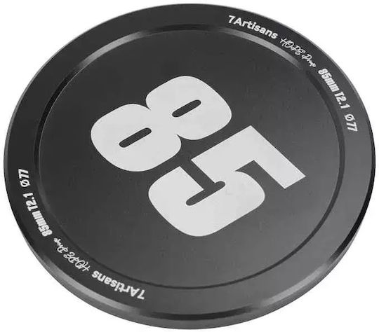 7artisans Crop Camera Lens Photoelectric 85mm T2.1 Hope S35 Cine Fixed for Canon RF Mount Black