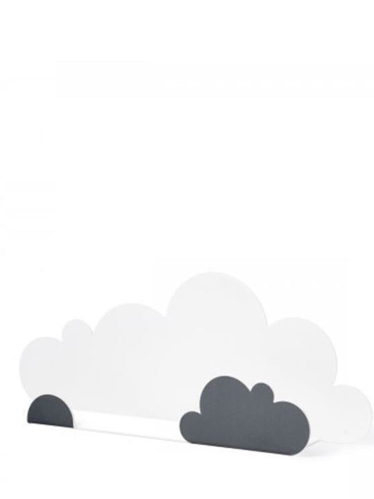Cloud Wall Shelf & Grey Cloud Stickers Tresxics
