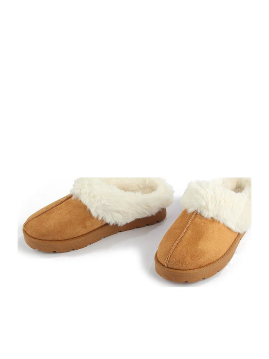 Fur Slipper Fshoes Hh151.13 Fshoes Camel