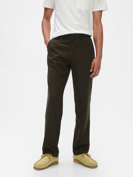Trousers in Relaxed Fit Green