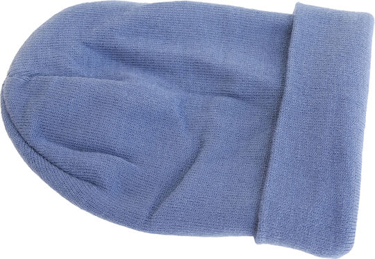 Beanie Unisex Beanie Knitted in Blue color