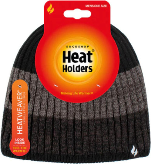 Beanie Unisex Beanie Gestrickt in Schwarz Farbe