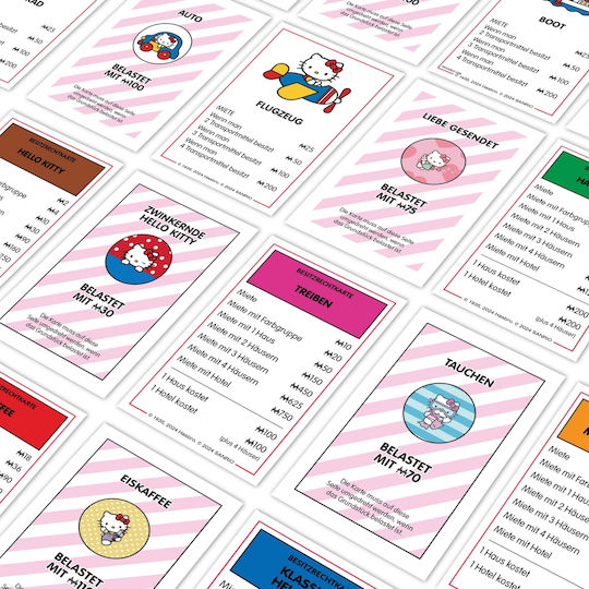 Επιτραπέζιο Παιχνίδι Monopoly Hello Kitty για 2-6 Παίκτες 8+ Ετών (GER) Winning Moves
