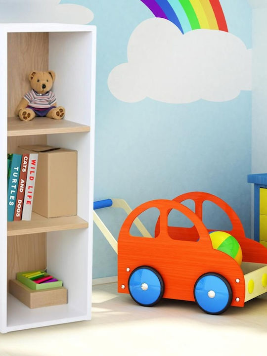 Kids Floor Shelving Unit 30x29.5x90cm