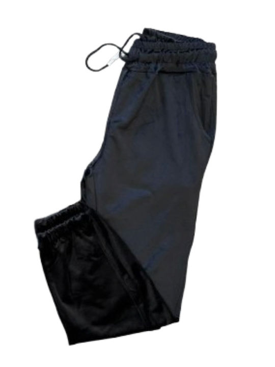 Jogginganzug Samt BLACK