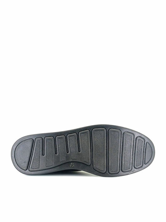 Leder Schwarz Herrenstiefel