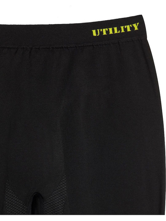 Diadora Ανδρικό Ισοθερμικό Παντελόνι Compression Μαύρο