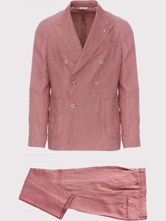Sommer Herrenanzug Pink