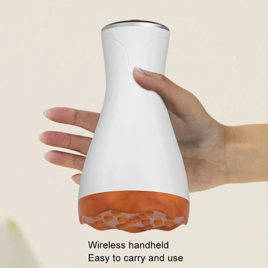 Massage Device for the Neck, the Head & the Body with Vibration and Heating Function Gray