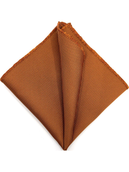 Legend Accessories Synthetic Men's Tie Set Printed Orange
