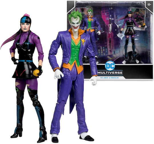 Dc Multiverse Gold Label Joker & Punchline 2-pack Φιγούρα Δράσης 18cm