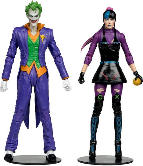 Dc Multiverse Gold Label Joker & Punchline 2-pack Φιγούρα Δράσης 18cm