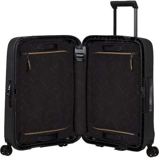 Samsonite Essens Spinner 55cm Cabin Travel Suitcase Hard Graphite with 4 Wheels Height 55cm 146909-1374