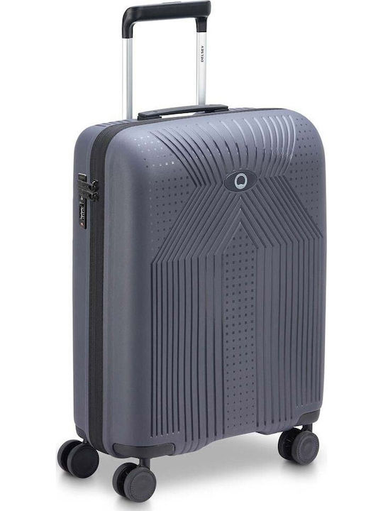 Delsey Ordener Medium Hard Gray Suitcase With 4 Wheels Height 66cm