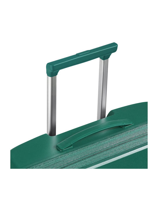 Securitech by Delsey Μεγάλη Βαλίτσα Ταξιδίου Σκληρή Dune Green με 4 Ρόδες Ύψους 76εκ.