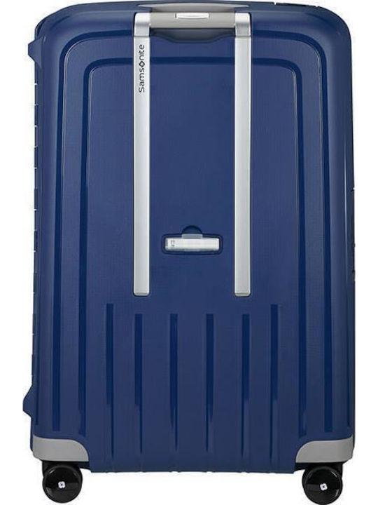 Samsonite Spinner Μεγάλη Βαλίτσα Ταξιδίου Σκληρή Μπλε με 4 Ρόδες Ύψους 75εκ.