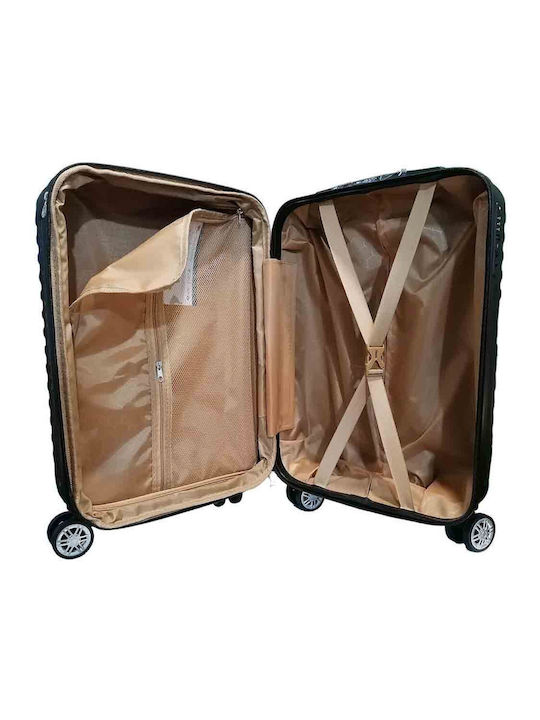 Bartuggi Medium Hard Petrol Travel Suitcase with 4 Wheels Height 67cm
