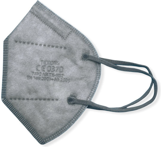Tiexiong FFP2 Civil Protective Mask BFE >95% Protective Mask FFP2 Gray 1pcs