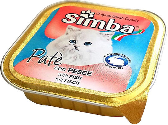 Simba Pate Adult Υγρή Τροφή για Ενήλικες Γάτες σε Ταψάκι με Τόνο 100gr