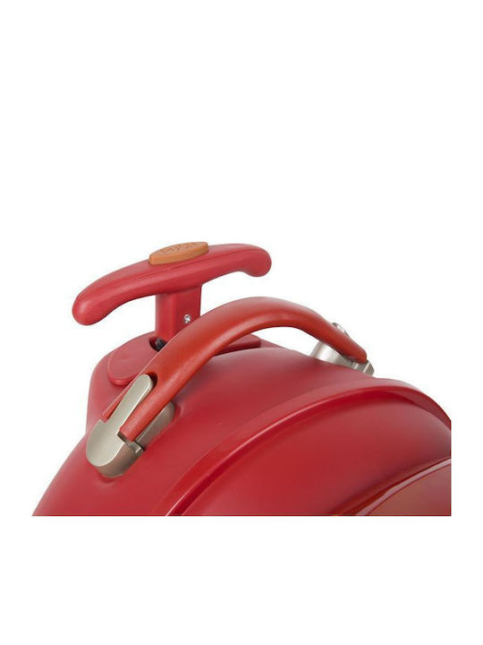 Zoolittle Παιδική Βαλίτσα Ταξιδίου Καμπίνας Σκληρή Κόκκινη με 4 Ρόδες Ύψους 47.5εκ.