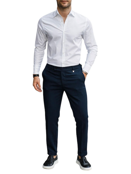 Langärmlig Hemd White