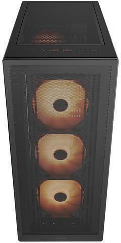 Cougar MX220 RGB Gaming Midi Tower Computer Case with Window Panel Black