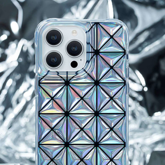 Kingxbar Miya Umschlag Rückseite Kunststoff 0.3mm Rainbow (iPhone 14 Pro Max)