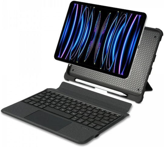 Buddi Thorn Flip Cover With Keyboard In International English Black (iPad Air 13" 2024/2025/2026)