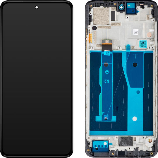 Motorola Οθόνη με Μηχανισμό Αφής για Motorola G84. (Μαύρο)