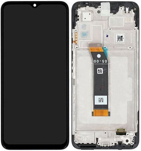 Xiaomi Screen with Touch Mechanism and Frame for Xiaomi Poco M5 (Black)