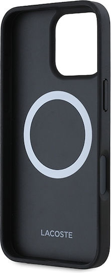 Lacoste Monogram Vintage Logo Magsafe Back Cover Plastic Navy Blue (iPhone 16 Pro Max)