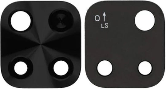 Camera Lens Glass Black for Xiaomi Redmi 10C.